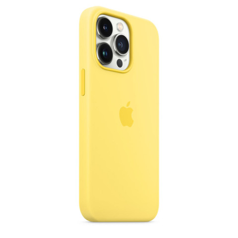 Чехол LUX Silicone Case на iPhone 13 Pro Lemon zest with MagSafe